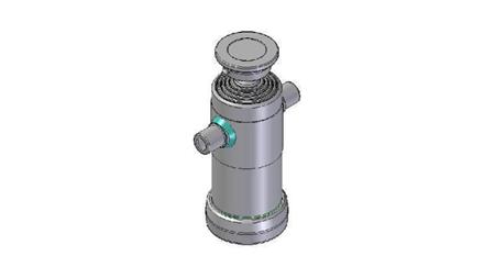 3092S -TELESCOPIC CYLINDER STANDARD/BALL 5 STUFEN HUB 1040 DURCHMESSER 124