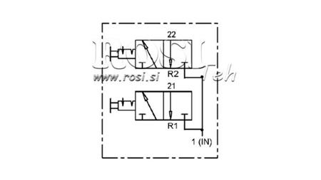 Diagramm 2 WEGE PNEUMATIKREGULATOR