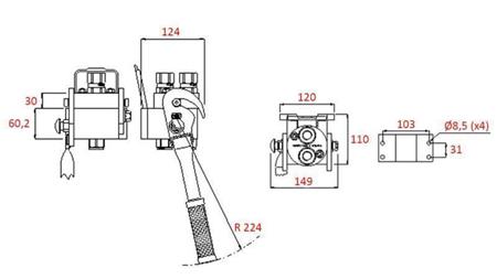 ACCOPPIAMENTO MULTI-VELOCE 2 vie BSP1/2 PARTE MOBILE
