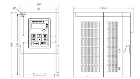 FREQUENZUMWANDLER-INVERSER 1Phase 1.5kW GD10-1R5G-S2-B