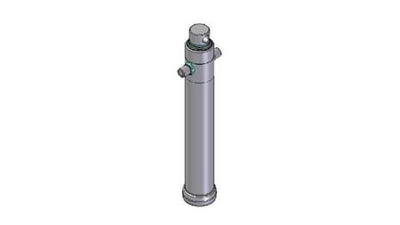 4029F -TELESCOPIC ZYLINDER STANDARD/LOCH 2 STUFEN HUB 1395 DURCHMESSER 124
