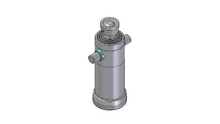 4042S -TELESCOPISK CYLINDER STANDARD/BALL 4 STEG SLAG 1220 DIAMETER 152