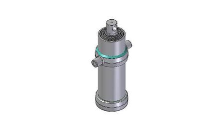 4051F -CILINDRO TELESCOPICO STANDARD/BUCO 5 STADI CORSO 2120 FI 170