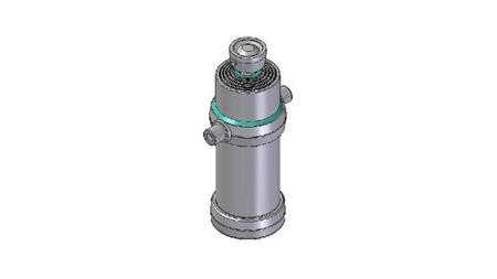 4052S - CILINDRO TELESCOPICO STANDARD/BALL 5 STADI CORSO 2100 DIAMETRO 190