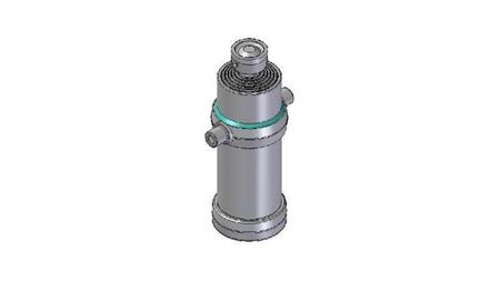 4062S - TELESCOPISK CYLINDER STANDARD/BALL 6 STEG SLAG 2945 DIAMETER 190