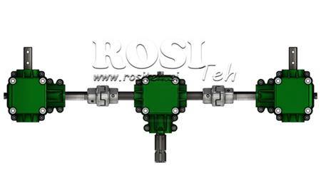 SET DI RIDUTTORI 1:1,44 (27HP-20kW) PER LO SPARGITORE L:800 GHISA CON SISTEMA DI SICUREZZA