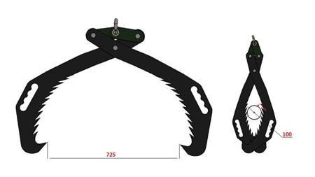HAND FORSTGREIFER HD70 (700mm)