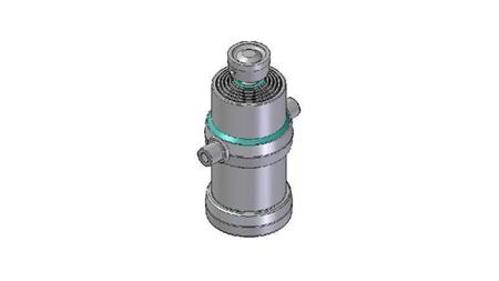 5006S -TELESCOPIC CYLINDER STANDARD/BALL 5 STAGE SLAG 1500 DIAMETER 190