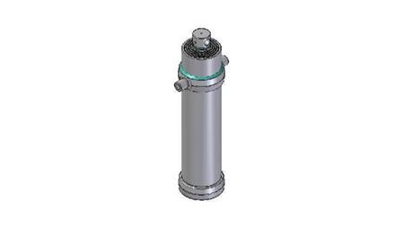 5010F - TELESCOPISK CYLINDER STANDARD/HÅL 5 STEG SLAG 3490 FI 190