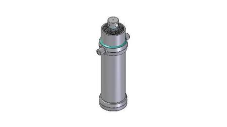 5011F - TELESCOPISK CYLINDER STANDARD/HÅL 5 STEG SLAG 2990 FI 190