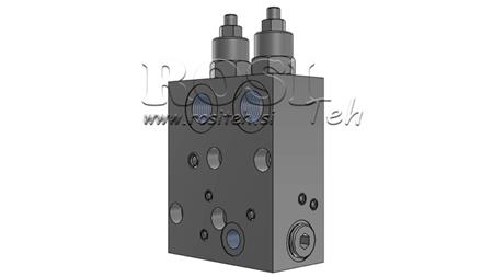 VALVOLA DEL FRENO IDRAULICO PER MOTORE IDRAULICO KPBR-250/1/D
