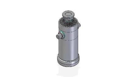 7037S -TELESCOPIC ZYLINDER STANDARD/KUGEL 7 STUFEN HUBLÄNGE 3322 DURCHMESSER 240