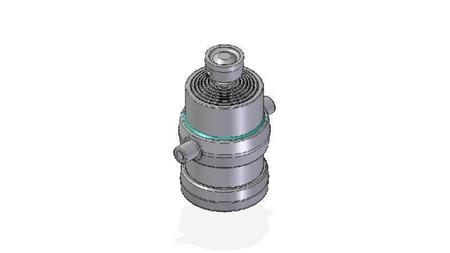 7050S -TELESCOPISK CYLINDER STANDARD/BOLL 7 STEG RESA 1665 DIAMETER 215