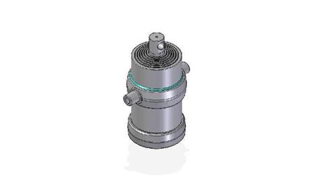 7052F -TELESKOPZYLINDER STANDARD/LOCH 7 STUFEN HUB 2085 FI 215