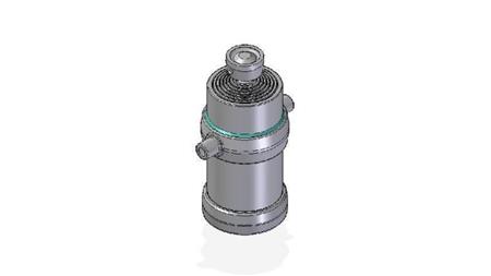 7057S -TELESCOPISK CYLINDER STANDARD/BOLL 7 STEG RESA 2340 DIAMETER 215