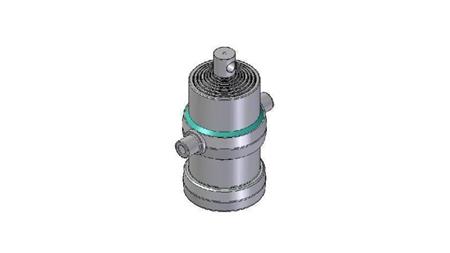 8005F -CILINDRO TELESCOPICO STANDARD/BUCO 8 STADI CORSO 2060 FI 190