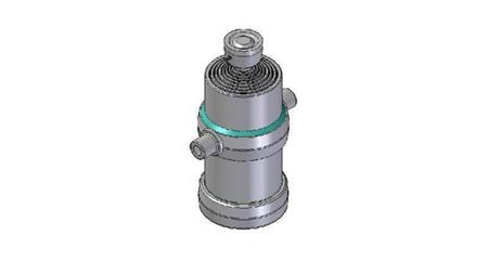 8006S -TELESCOPISK CYLINDER STANDARD/BOLL 8 STEG RESA 2340 DIAMETER 190