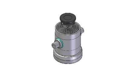 8011S -TELESCOPIC Sylinder STANDARD/KULE 8 TRINN REISE 1995 DIAMETER 240