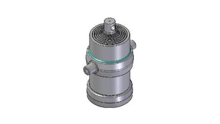 8022F -TELESKOPZYLINDER STANDARD/LOCH 8 STUFEN HUB 2290 FI 215