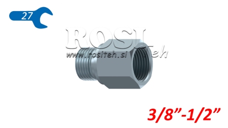 HYDRAULISK ADAPTER HANE-HONA 3/8-1/2