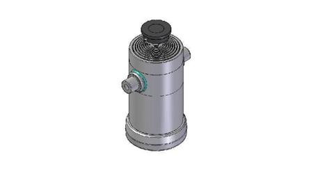 8035S -TELESCOPISK CYLINDER STANDARD/KUGLE 8 TRIN SLAG 3180 DIAMETER 270