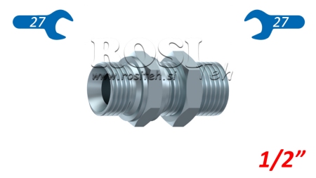 HYDRAULISK DIVERTER BSP FÖRLÄNGD 1/2