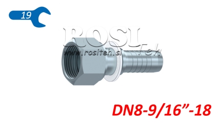 HYDRAULISK ANSLUTNING DKORFS HON DN8-9/16-18