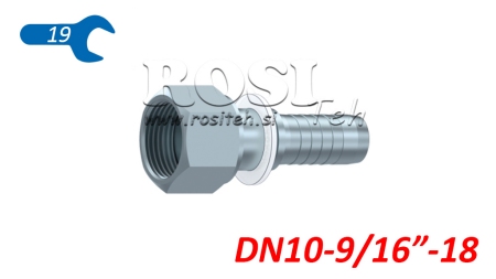 HYDRAULISK ANSLUTNING DKORFS HON DN10-9/16-18