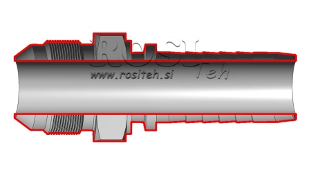 HYDRAULISK ANSLUTNING AGJ JIC74° HANE DN10-3/4”-16
