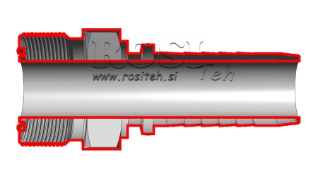 HYDRAULISK ANSLUTNING AGORFS HANE DN19-1 7/16-12