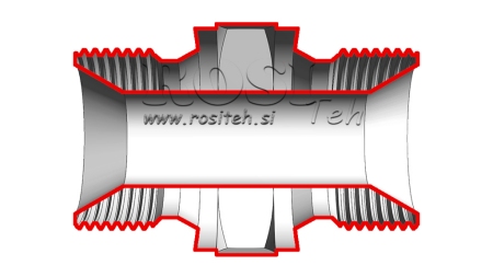 HYDRAULISK DUBBELVENTIL BSP M26X1,5