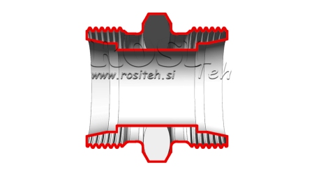 HYDRAULISK DUBBELVERKANDE CYLINDER DS25