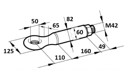 FORGÓ HUZÓ KAMPÓ  FI52 30000/3500KG