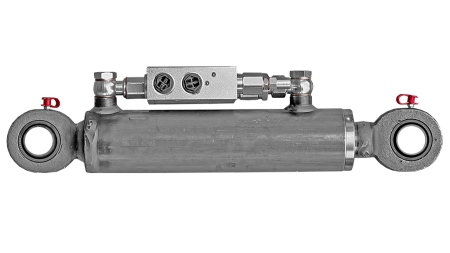 HYDRAULISK CYLINDER 60/40-165 MED OMKOPPLINGSVENTIL – PLOG FÖR JORDARBETE