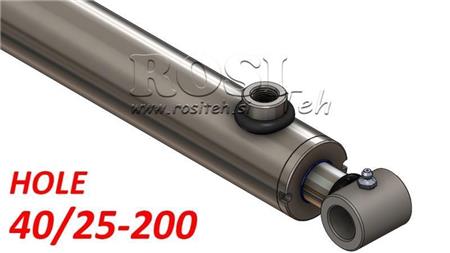 hydraulisk cylinder hål 40-25-200