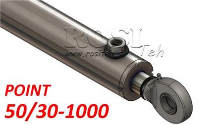 hydraulinen sylinteri piste 50/30-1000