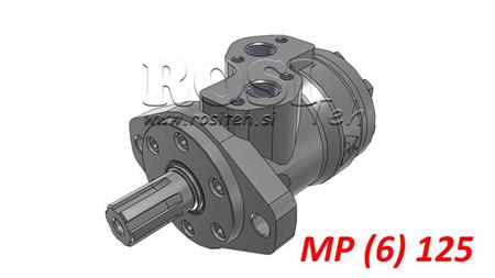 HYDRAULIKMOTOR MP 125 CC - 6 TÆNDER