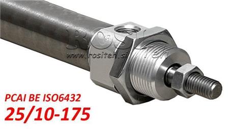 PNEUMATIKUS HENGER PCAI 25/10-175 BE ISO6432