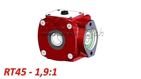 ÜBERSETZUNGSGETRIEBE - REDUKTOR RT45 FÜR HYDROMOTOR MP/MR verhältnis 1,9:1