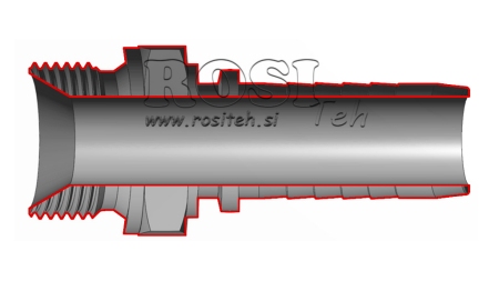 HYDRAULISK ANSLUTNING BSP HANE DN13-3/4