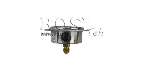 MANOMETER DN63 HINTEN 0 - 12 BAR - 1/4