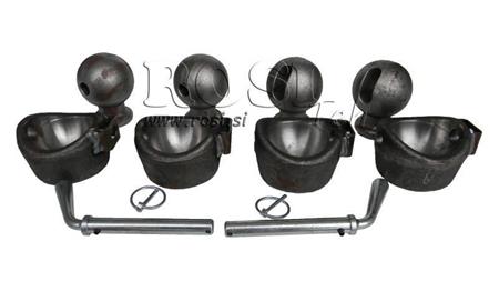 SET DI SUPPORTI PER CAMION DUMP BOX FI78