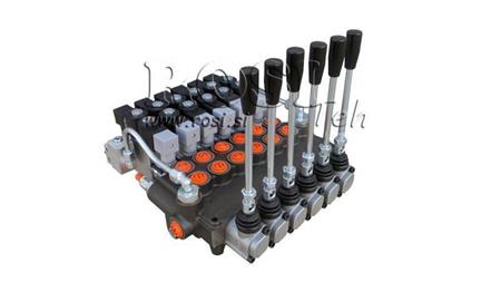 HYDRAULISK VENTIL 6xP80 - EO 12V