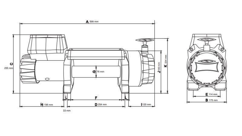 12 V ELEKTRICKÝ NAVIJAK DWH 15000 HD - 6803 kg