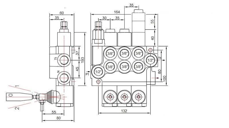 VALVOLA IDRAULICA 3xP40 FLOTTA