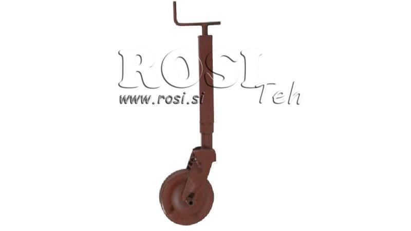 GÄNGSTÖD BEN 240MM - 700KG MED STÖDHJUL