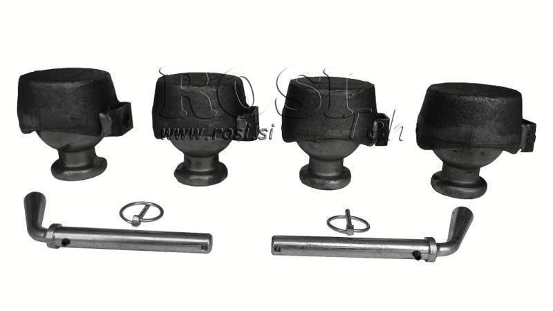 SET DI SUPPORTI PER CAMION DUMP BOX FI78